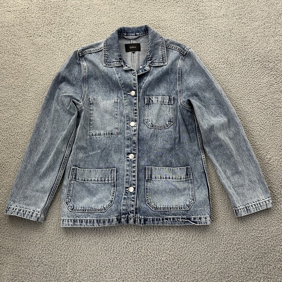 Quince Jackets & Blazers - Quince 100% Organic Cotton Denim Jean Chore Jacket Women's Medium